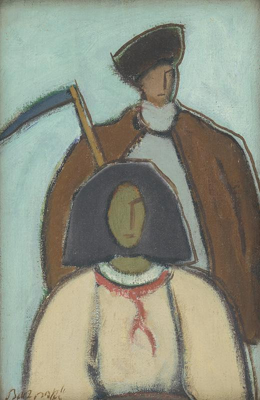 Miloš Alexander Bazovský – Slovenská vidiecka dvojica 