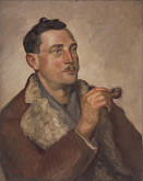 Herman Kasriel – Portrét muža s fajkou 