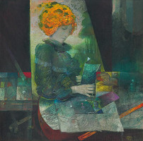 Nikolaj Feďkovič – Portrét maliarky V. F. 