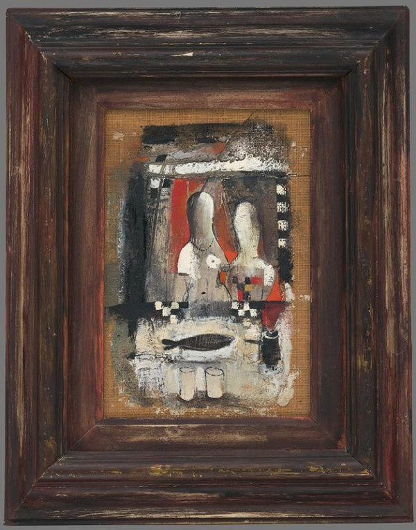 Eva Mišáková-Abelová – Dvojica s rybou 