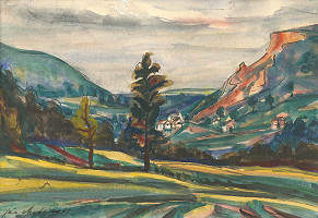 Ján Matejko – Krajina s kameňolomom 