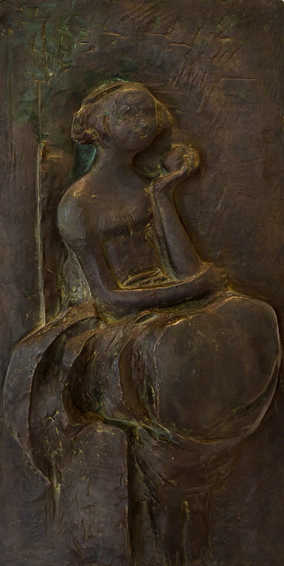 Sylva Lacinová-Jílková – Reliéf s jablkom 