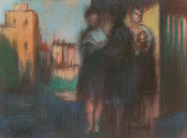 Ján Želibský – Ženy s letákmi 