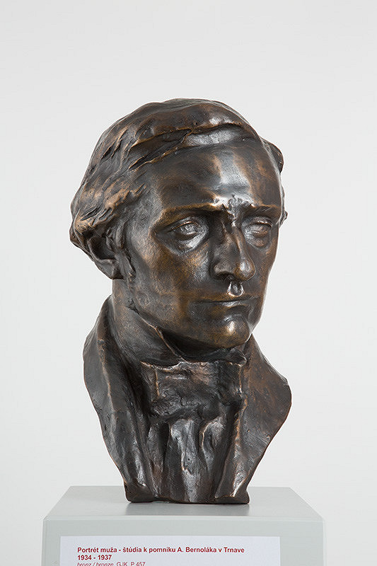 Ján Koniarek – Portrét muža - štúdia k pomníku A. Bernoláka v Trnave 