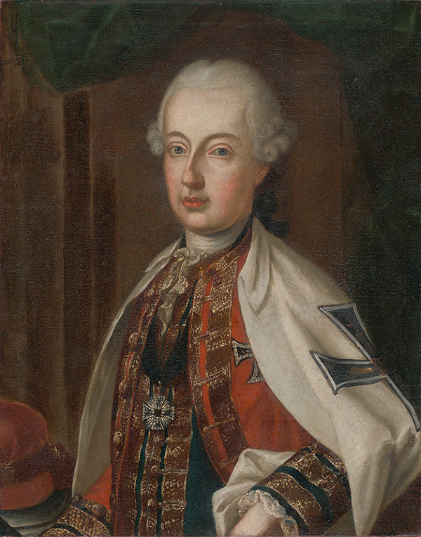 Rakúsky maliar z 2. polovice 18. storočia – Arcivojvoda Maximilián František II. - Veľmajster rádu nemeckých rytierov
