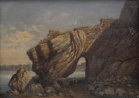 Gejza Zierer – Zrúcaniny hradu Devín 