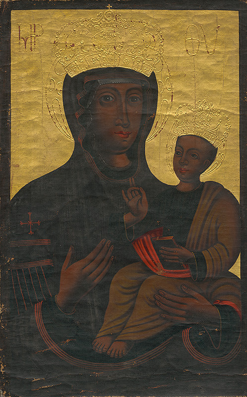 Východoeurópsky maliar z 1. polovice 19. storočia – Čierna Madona 