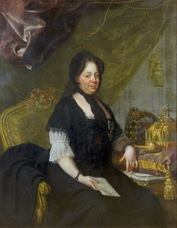 Stredoeurópsky maliar z 2. polovice 18. storočia – Portrét Márie Terézie ako vdovy