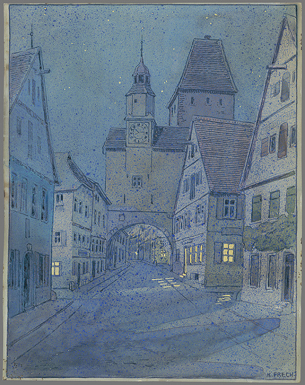 Karol Frech – Mestská brána v Rothenburgu