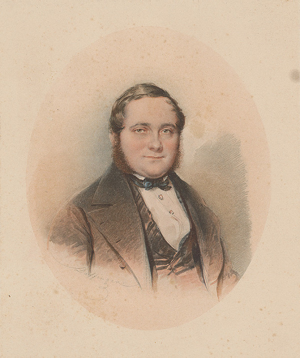 Moritz Michael Daffinger – Portrét Adalberta Stiftera 