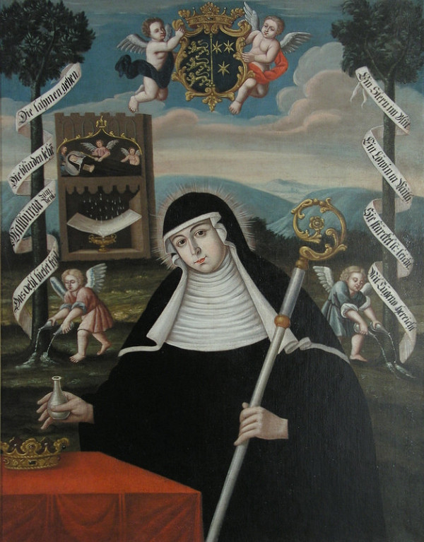 Stredoeurópsky maliar zo začiatku 18. storočia – Svätá Walburga 