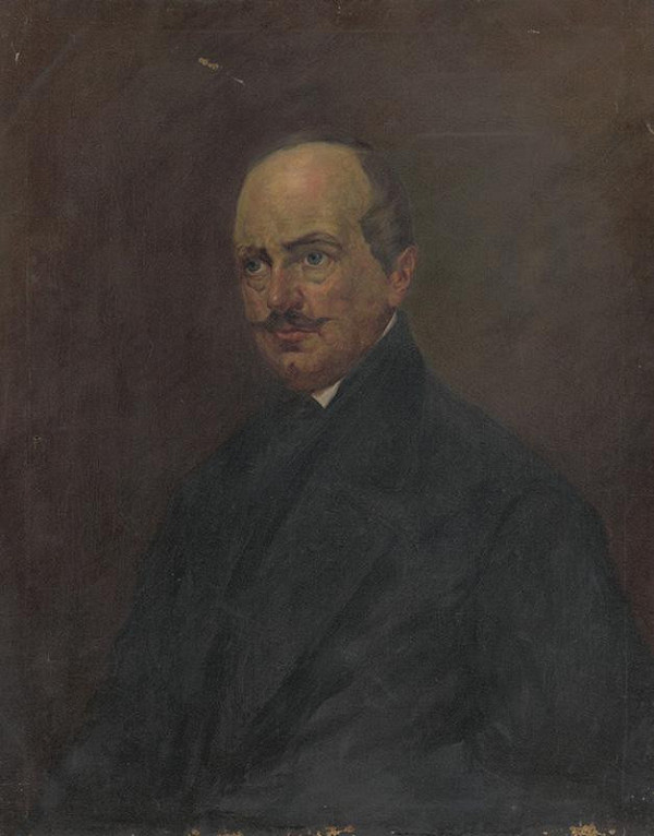 Maďarský maliar zo začiatku 20. storočia – Portrét grófa Ludovika Gyulaiho 