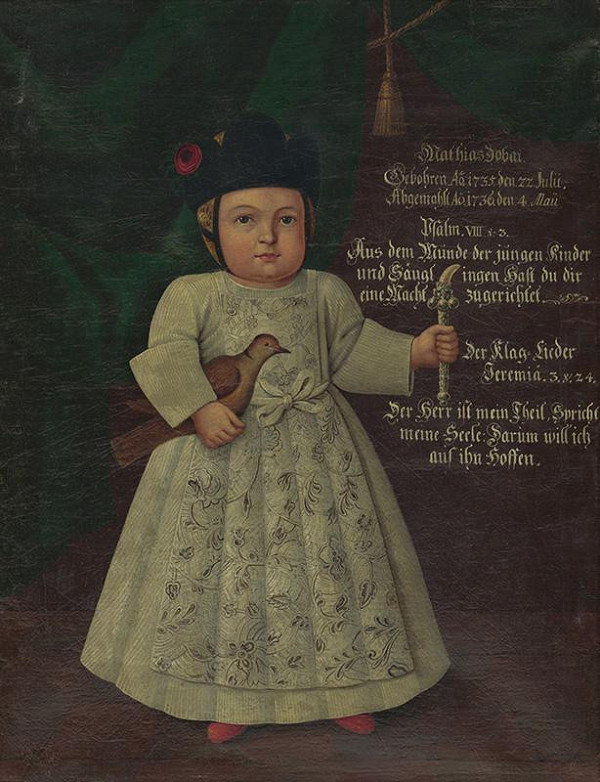 Stredoeurópsky maliar z 1. polovice 18. storočia – Portrét mladého Mateja Dobaiho