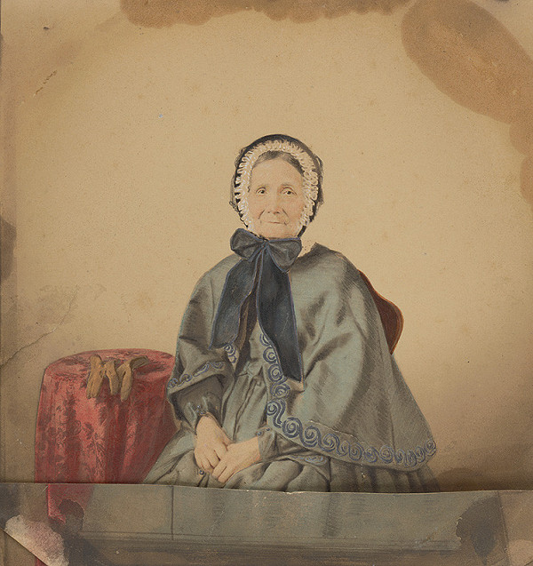 Stredoeurópsky autor z 19. storočia – Portrét pani Habermayerovej
