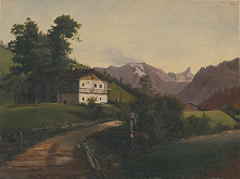 Flóris Ferenc Romer – Alpská krajinka II. 