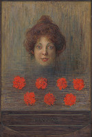 Menci Clement Crnčić – Portrét so siedmimi klinčekmi 