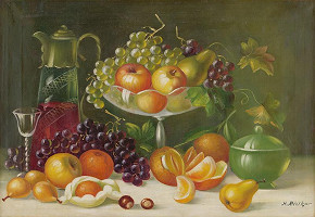 H. Mirská – Zátišie s ovocím 