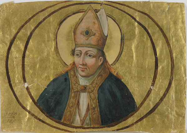 Slovenský maliar okolo 1. polovice 19. storočia – Poprsie biskupa-svätca