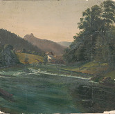 Flóris Ferenc Romer – Horská krajina 