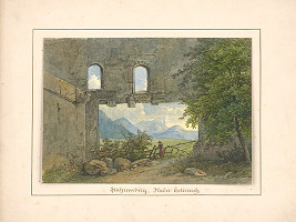 Moritz Johann Nepomuk Saint-Genois von Anneaucourt – Pohľad z hradu Starhemberg 