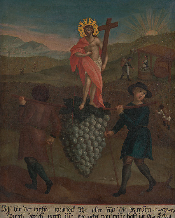 Stredoeurópsky maliar zo začiatku 18. storočia – Kristus ako kmeň viniča (Ján 15, 1-8)