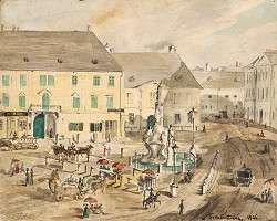 Josef von Treuenstein – Hydinový trh v Bratislave 