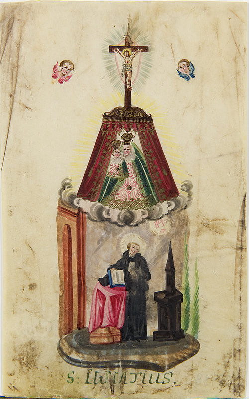 Stredoeurópsky autor z 18. storočia – Dva sväté obrázky - sv. Ignác a sv. Michal 