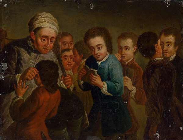 Stredoeurópsky maliar z 2. polovice 18. storočia – Učiteľ so žiakmi