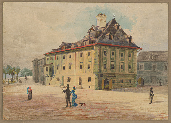 Bratislavský maliar z konca 19. storočia – Bratislava - Dom barónky Ledererovej