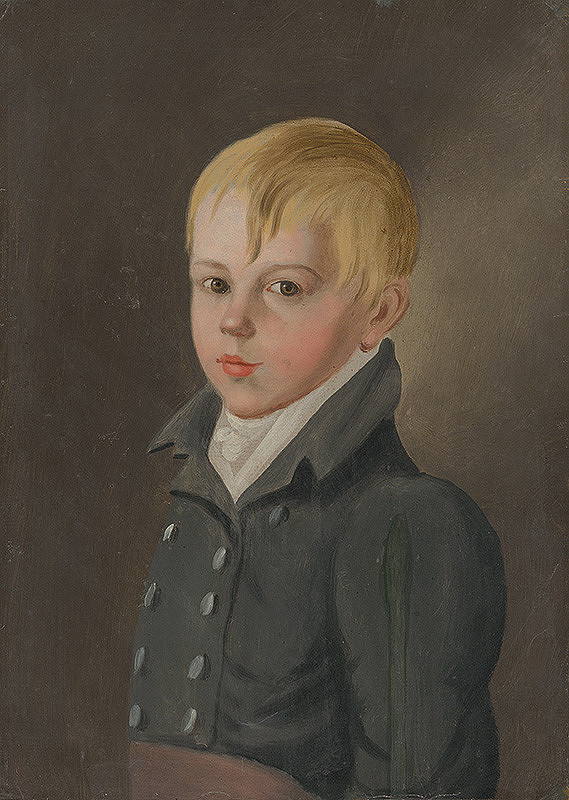 Stredoeurópsky maliar okolo 2. štvrtiny 19. storočia – Portrét Juraja Eiserta v 7 rokoch