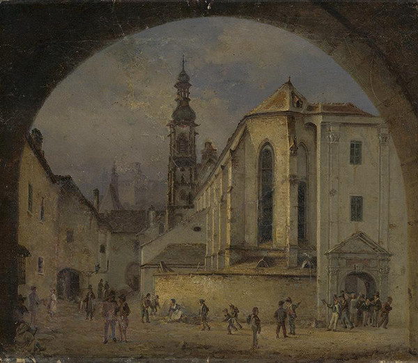Stredoeurópsky maliar z 3. tretiny 19. storočia, Rudolf Alt – Klariský kostol v Bratislave