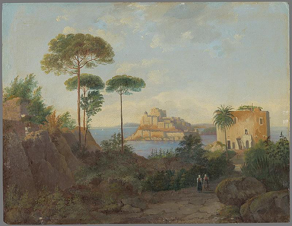 Západoeurópsky malir zo začiatku 19. storčia – Baia pri Neapoli