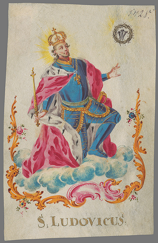 Stredoeurópsky maliar z konca 18. storočia – Svätý Ľudovít