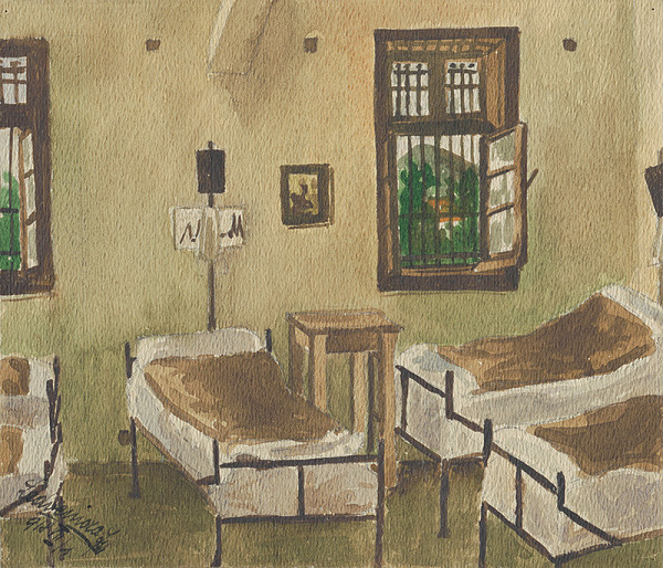 Ján Ladvenica – Nemocničná izba 