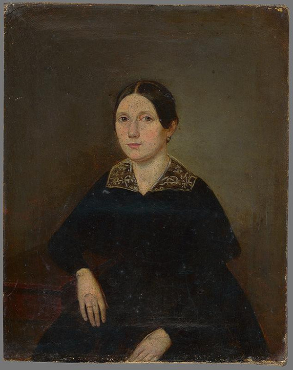 Stredoeurópsky maliar z polovice 19. storočia – Portrét neznámej ženy