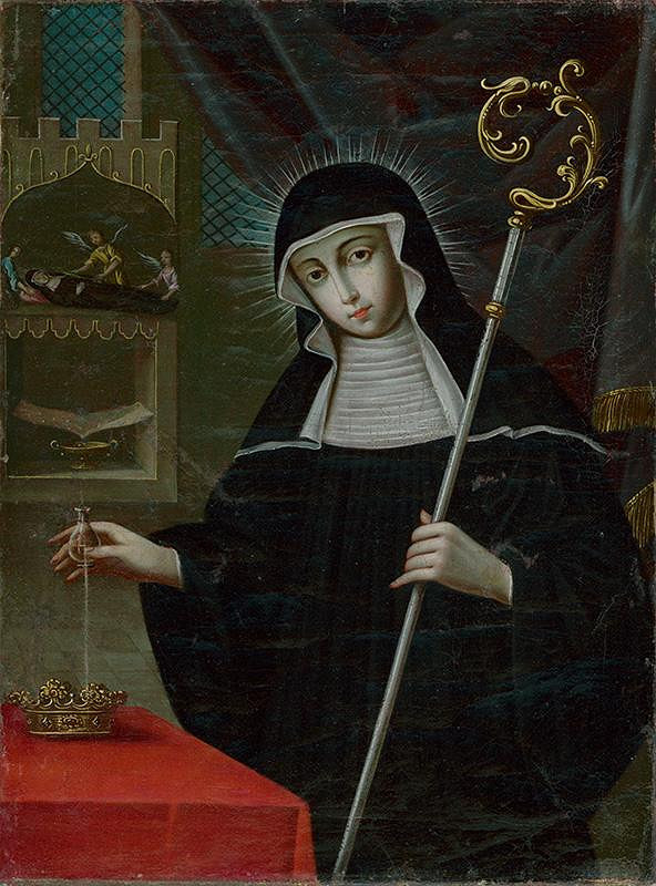 Stredoeurópsky maliar z polovice 18. storočia – Svätá Walburga
