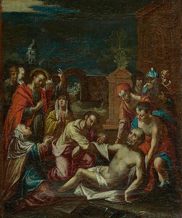 Stredoeurópsky maliar z konca 18. storočia – Vzkriesenie Lazara