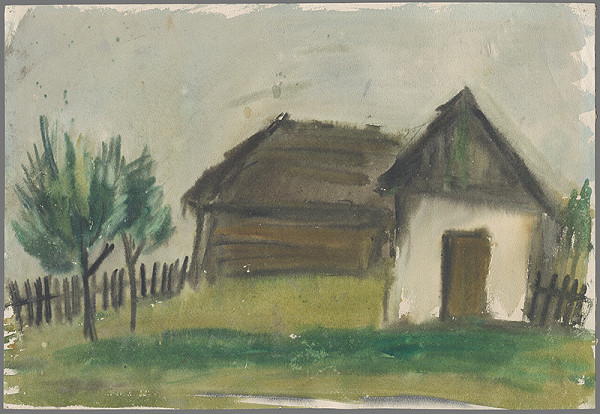 Slovenský maliar z 1. polovice 20. storočia – Na konci dediny 