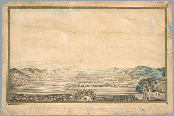 Mathias Prohászka – Pohľad na Nové Mesto nad Váhom od severu 