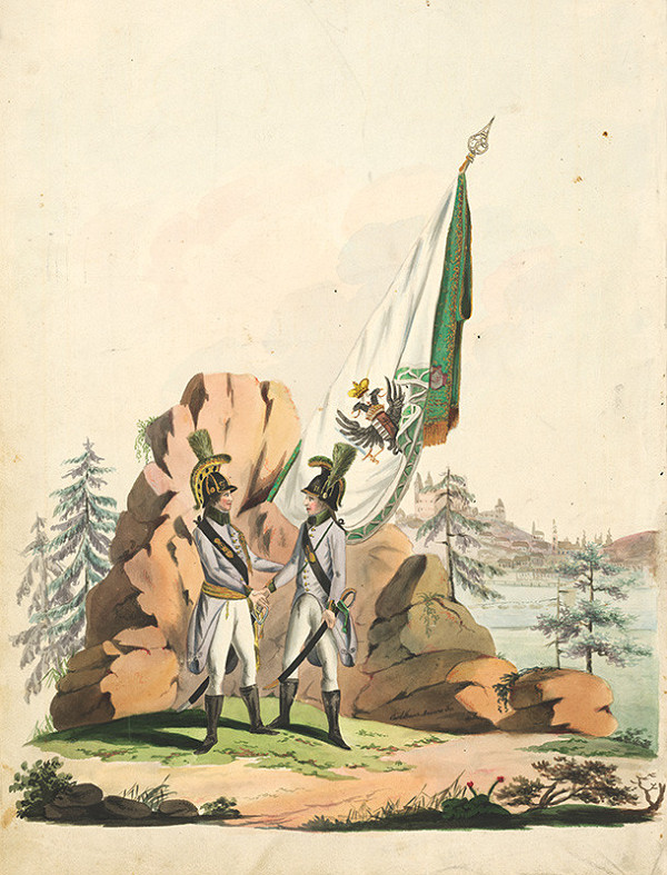 Carl Franz Mauerer – Dvaja vojaci pod zástavou