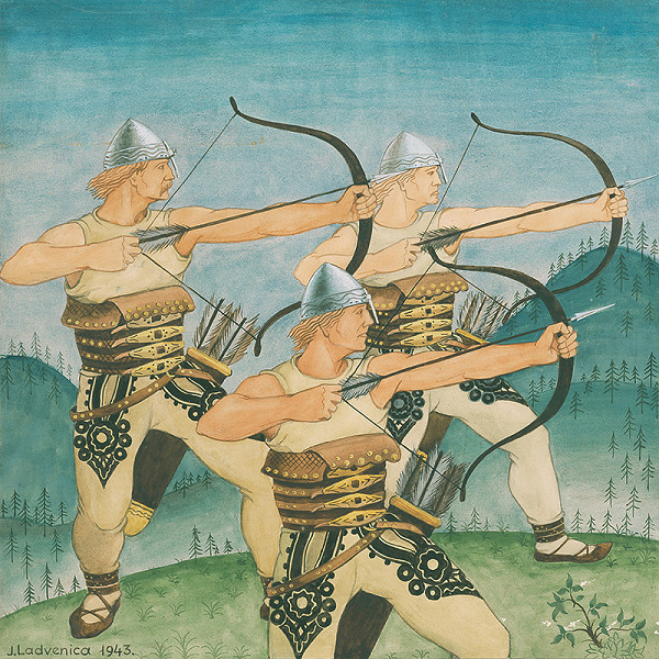 Ján Ladvenica – Traja lučistníci 