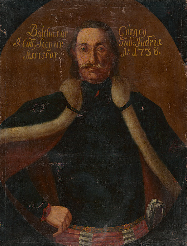 Stredoeurópsky maliar z 2. tretiny 18. storočia – Portrét Baltazára Görgey-ho 