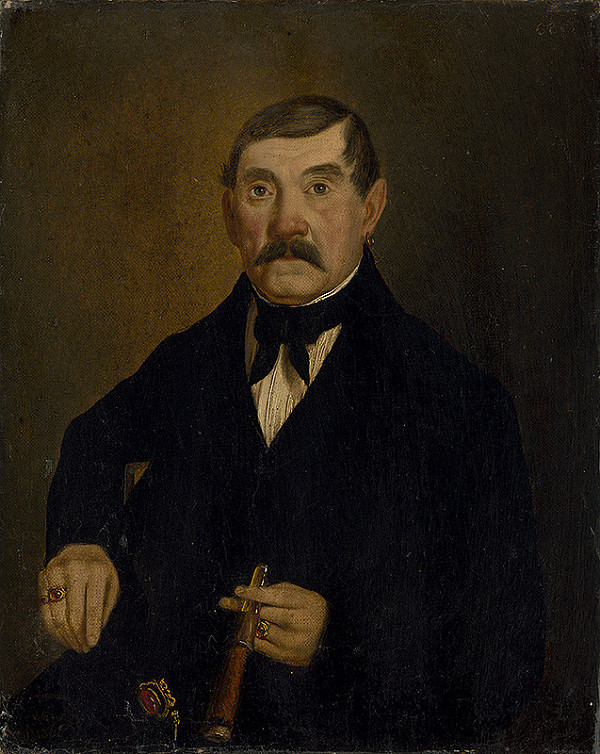 Johann Perger – Portrét Jozefa Ernsta, bratislavského mostára