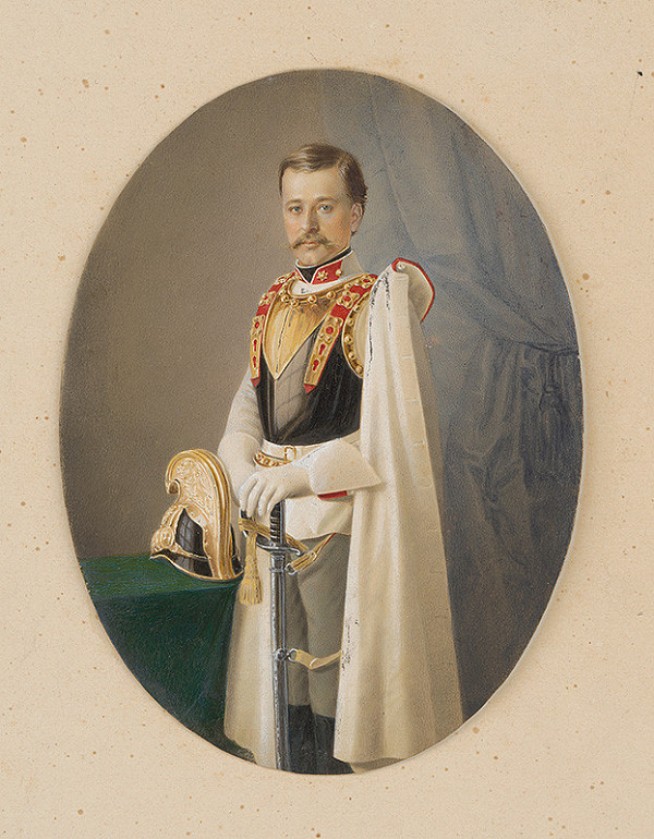 Rakúsky maliar z 2. polovice 19. storočia – Portrét rakúskeho kyrysníka