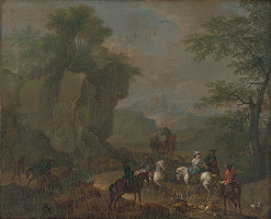 Franz Anton Grafenstein – Poľovnícky výjav II. 