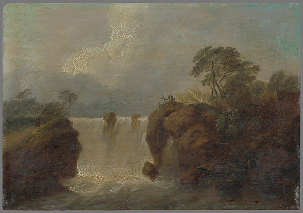 Basilius Grundmann – Vodopád II. -Krajina