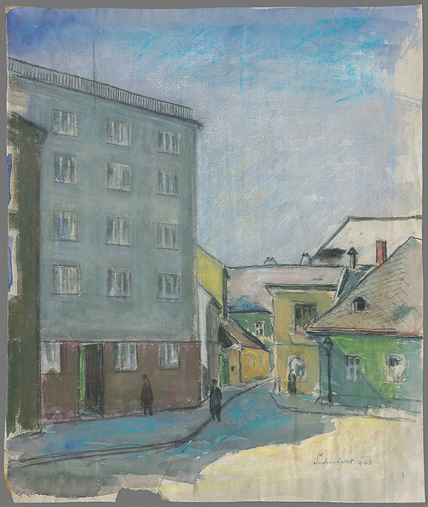 Július Schubert – Veterná ulica v Bratislave