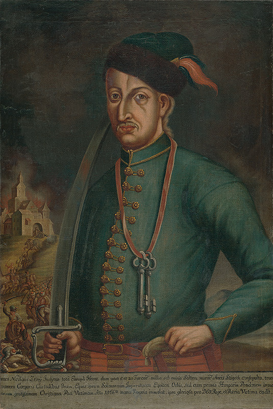Stredoeurópsky maliar z prelomu 17. - 18. storočia – Portrét Mikuláša Zrinyiho IV.