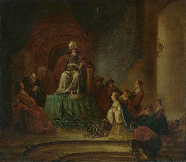 Jan van Kessel – Ester pred Ahasverom