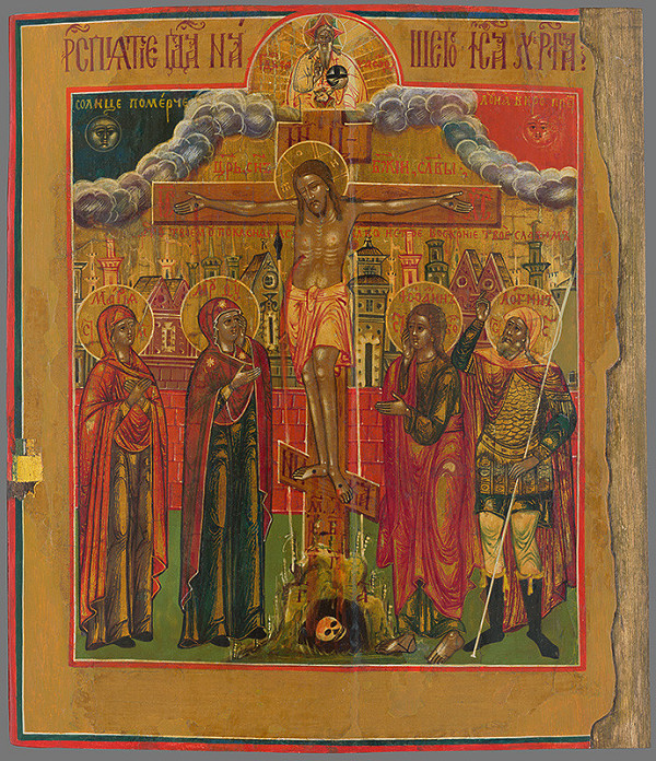 Ruský ikonopisec – Ukrižovanie Krista